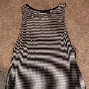 Striped Cropped Tank Top